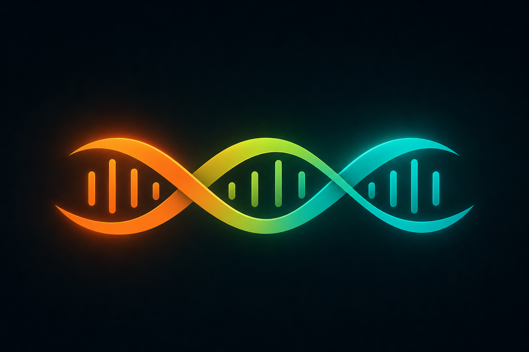Abstract monogram logo Helix Data