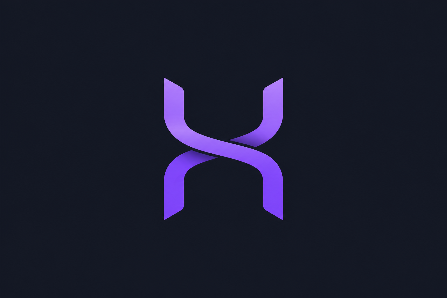 Abstract monogram logo Helix Data